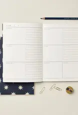 Wanderlust Paper Co Weekly Planner, Navy Star