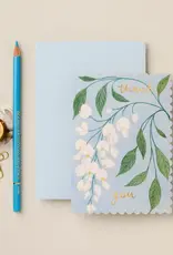 Wanderlust Paper Co Card, Wisteria Thank You