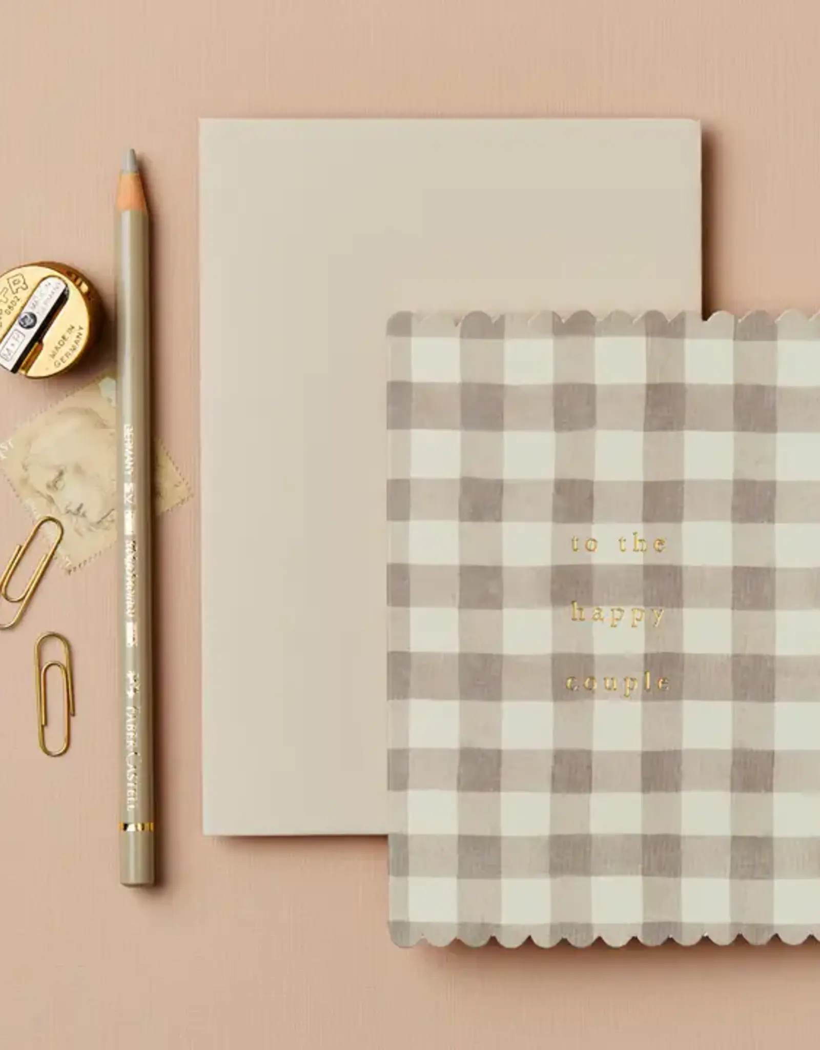 Wanderlust Paper Co Card, Gingham To The Happy Couple