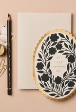 Wanderlust Paper Co Card, Ink Flora On Your Wedding Day