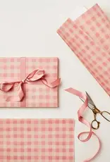 Wanderlust Paper Co Patterned Paper, Pink Gingham