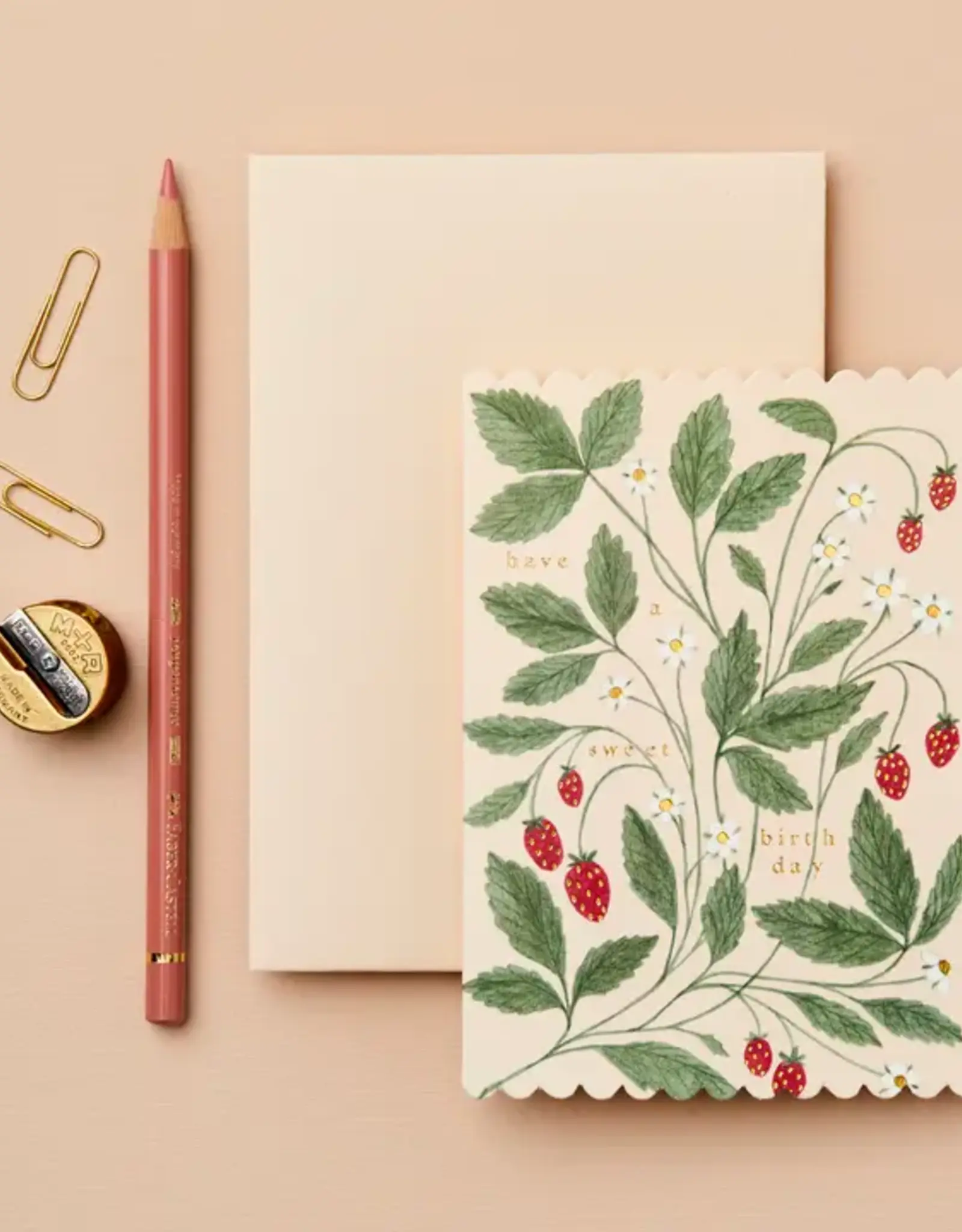 Wanderlust Paper Co Card, Strawberry Have A Sweet Birthday