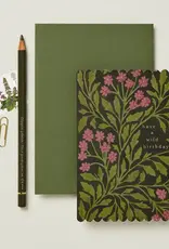 Wanderlust Paper Co Card, Green Flora Wild Happy Birthday