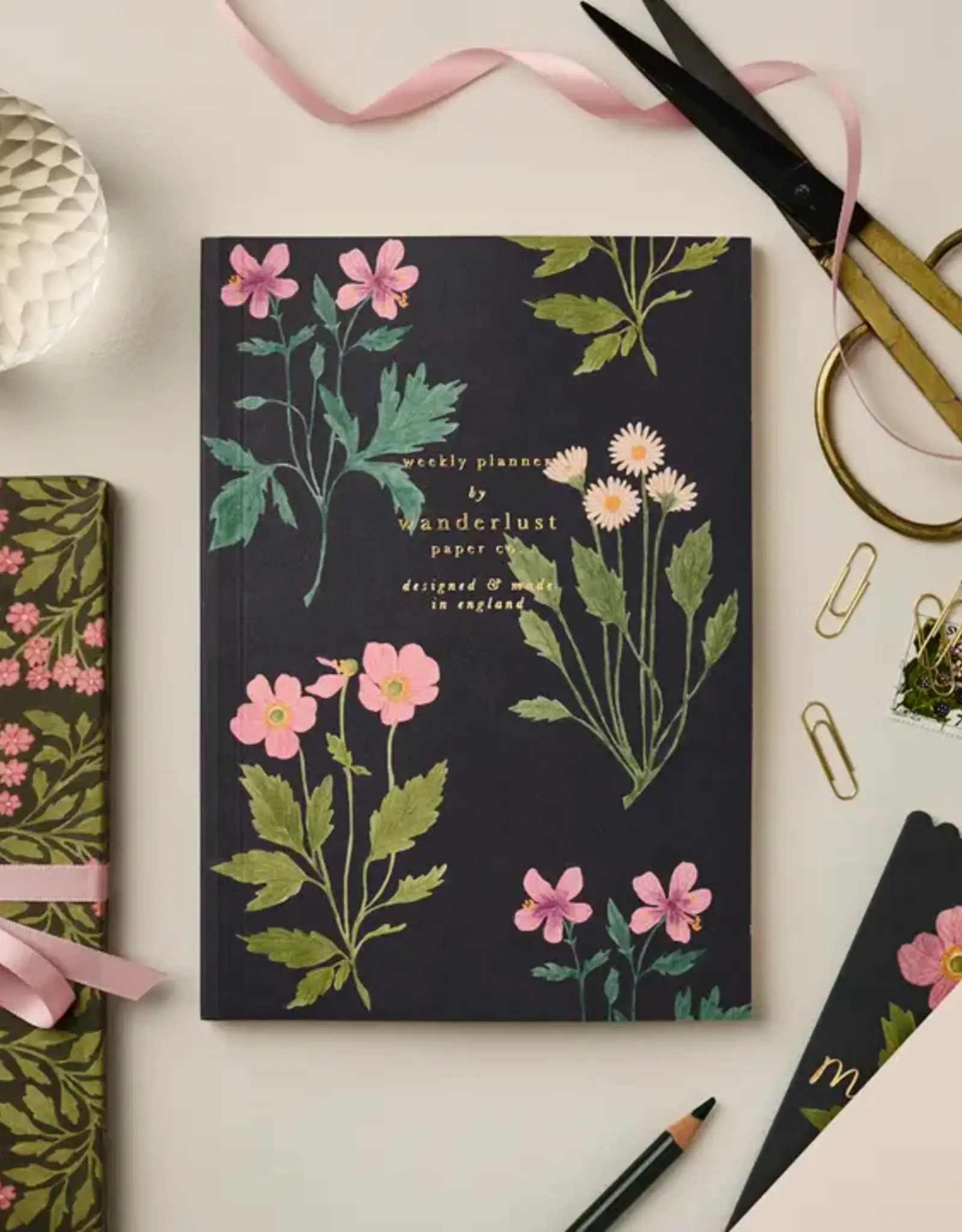 Wanderlust Paper Co Weekly Planner, Botanical