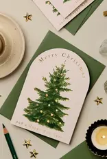 Wanderlust Paper Co Card, Merry Christmas Tree