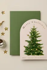 Wanderlust Paper Co Card, Merry Christmas Tree