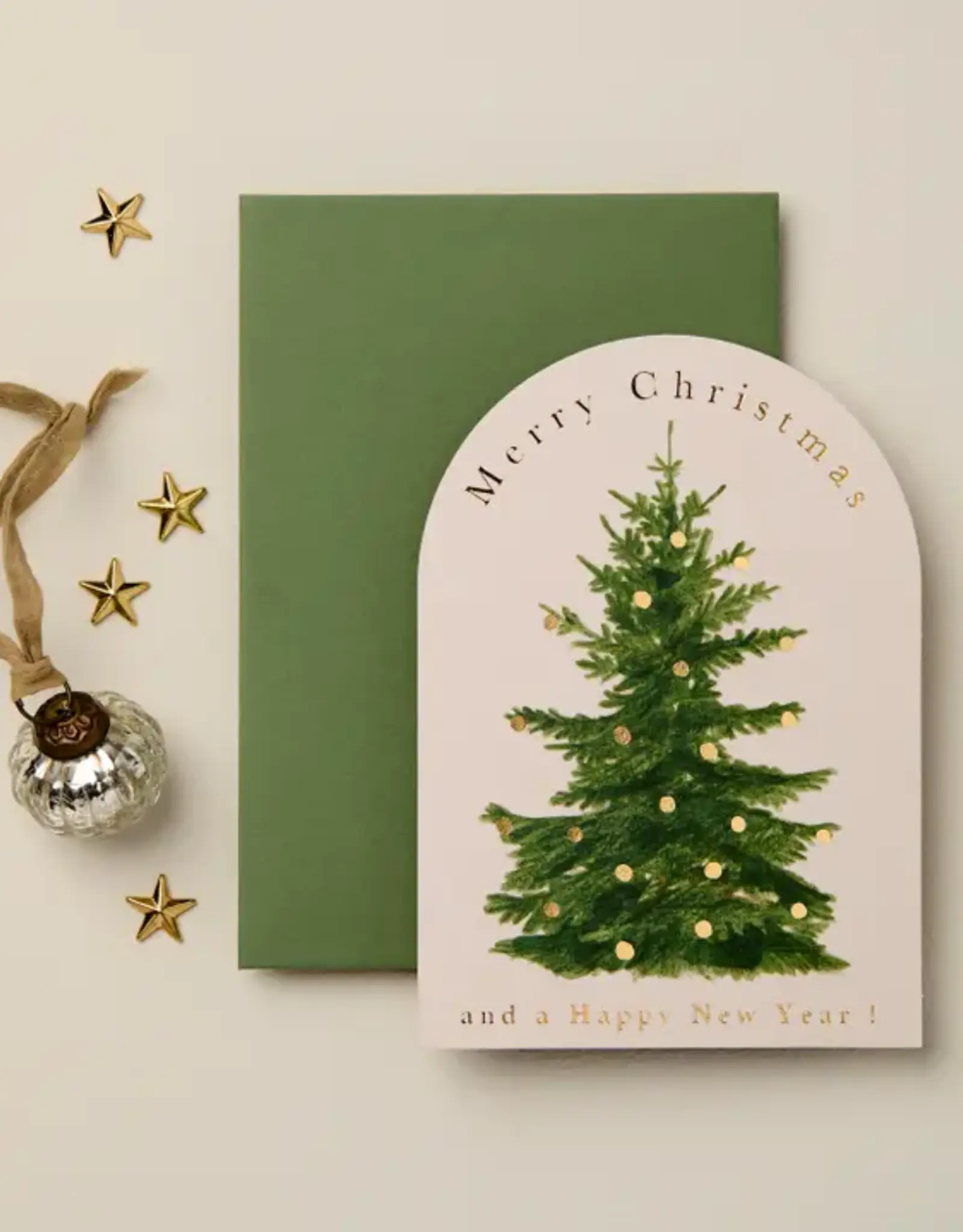 Wanderlust Paper Co Card, Merry Christmas Tree