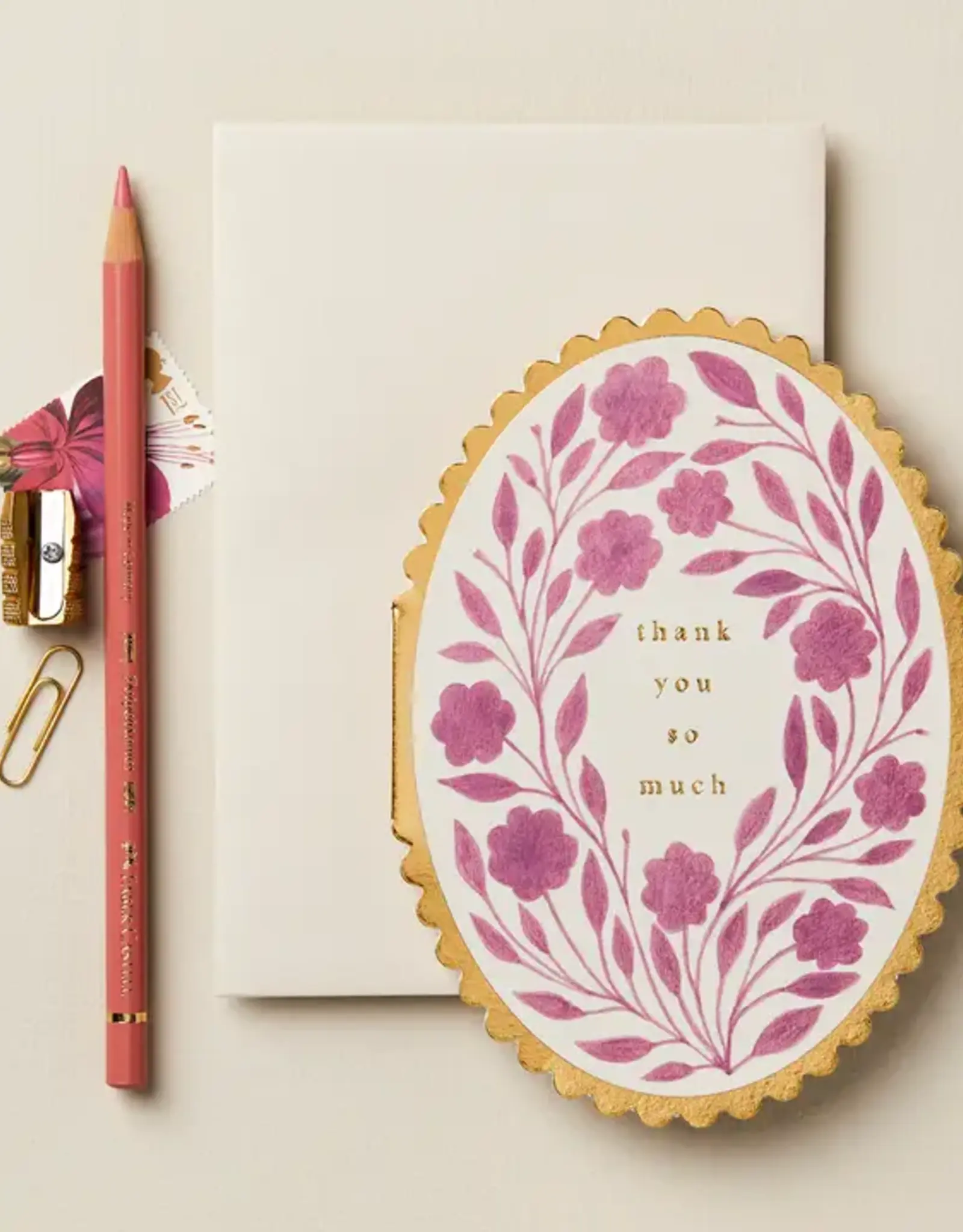 Wanderlust Paper Co Card, Violet Flora Thank You So Much