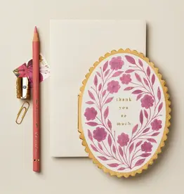 Wanderlust Paper Co Card, Violet Flora Thank You So Much