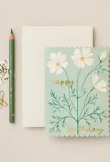 Wanderlust Paper Co Card, Cosmos Happy Birthday