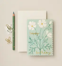 Wanderlust Paper Co Card, Cosmos Happy Birthday