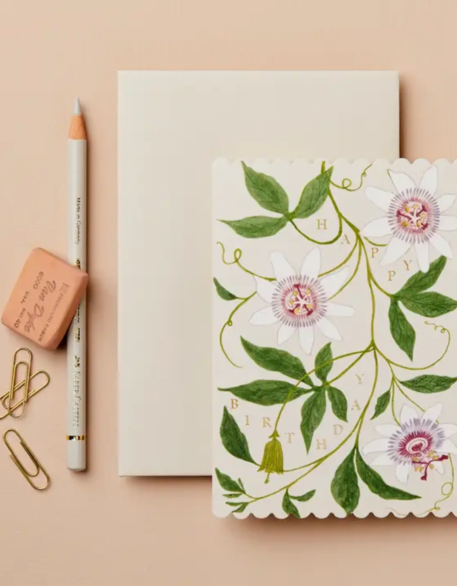 Wanderlust Paper Co Card, Passionflower Happy Birthday