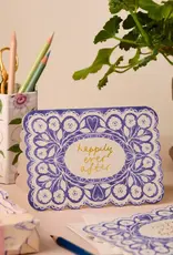 Wanderlust Paper Co Card, Lace Happily Ever After
