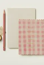 Wanderlust Paper Co Card, Pink Gingham Happy Birthday To You