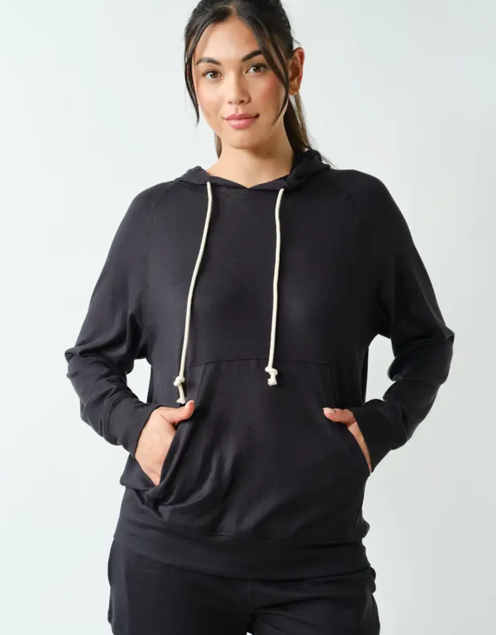 Mono B Brushed Hacci Lounge Hoodie