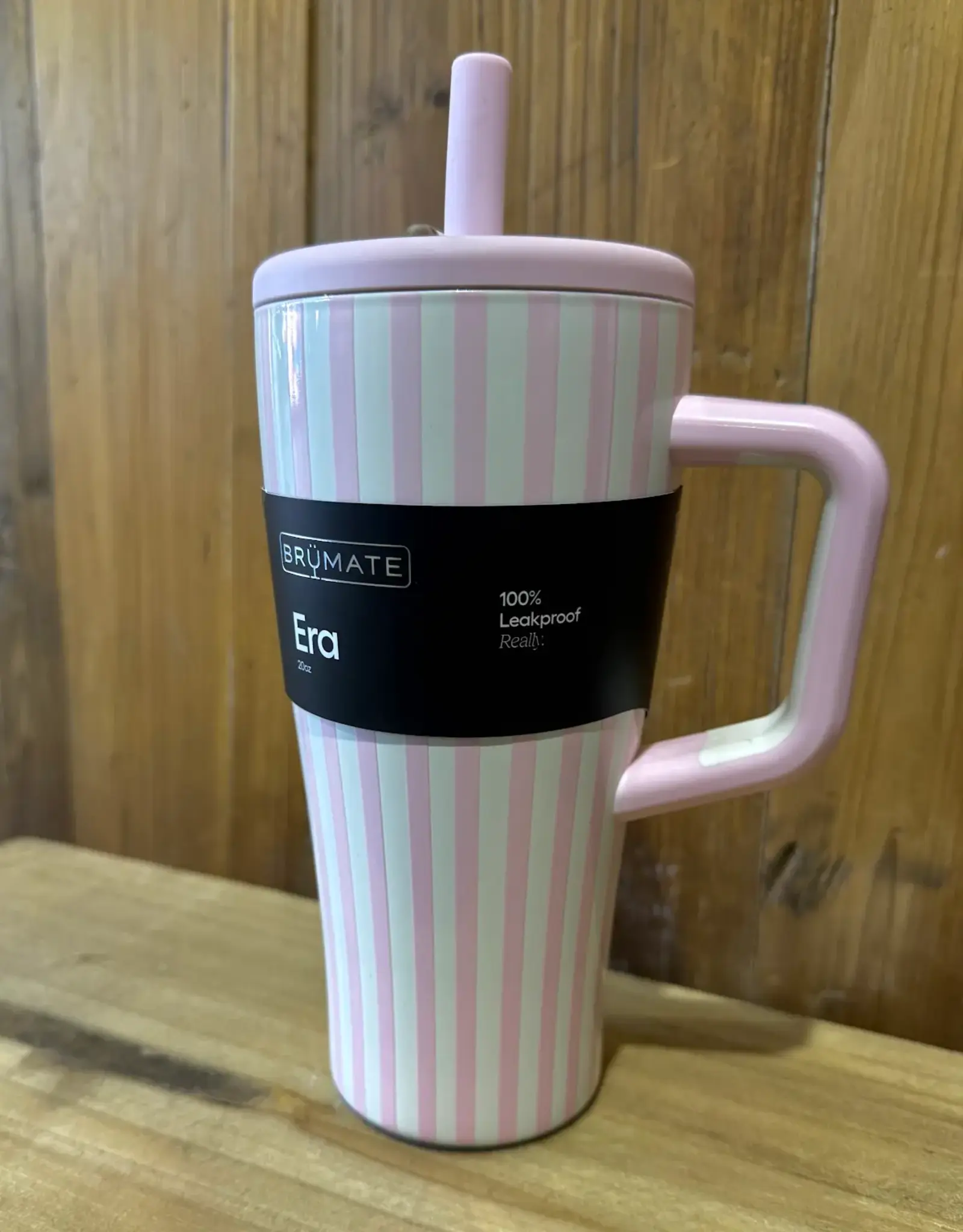 Brumate Era Straw Tumbler 20oz, Strawberries & Cream
