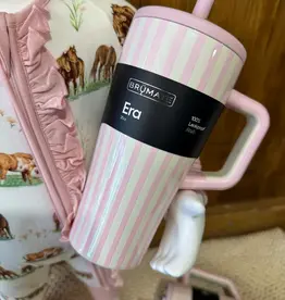 Brumate Era Straw Tumbler 20oz, Strawberries & Cream