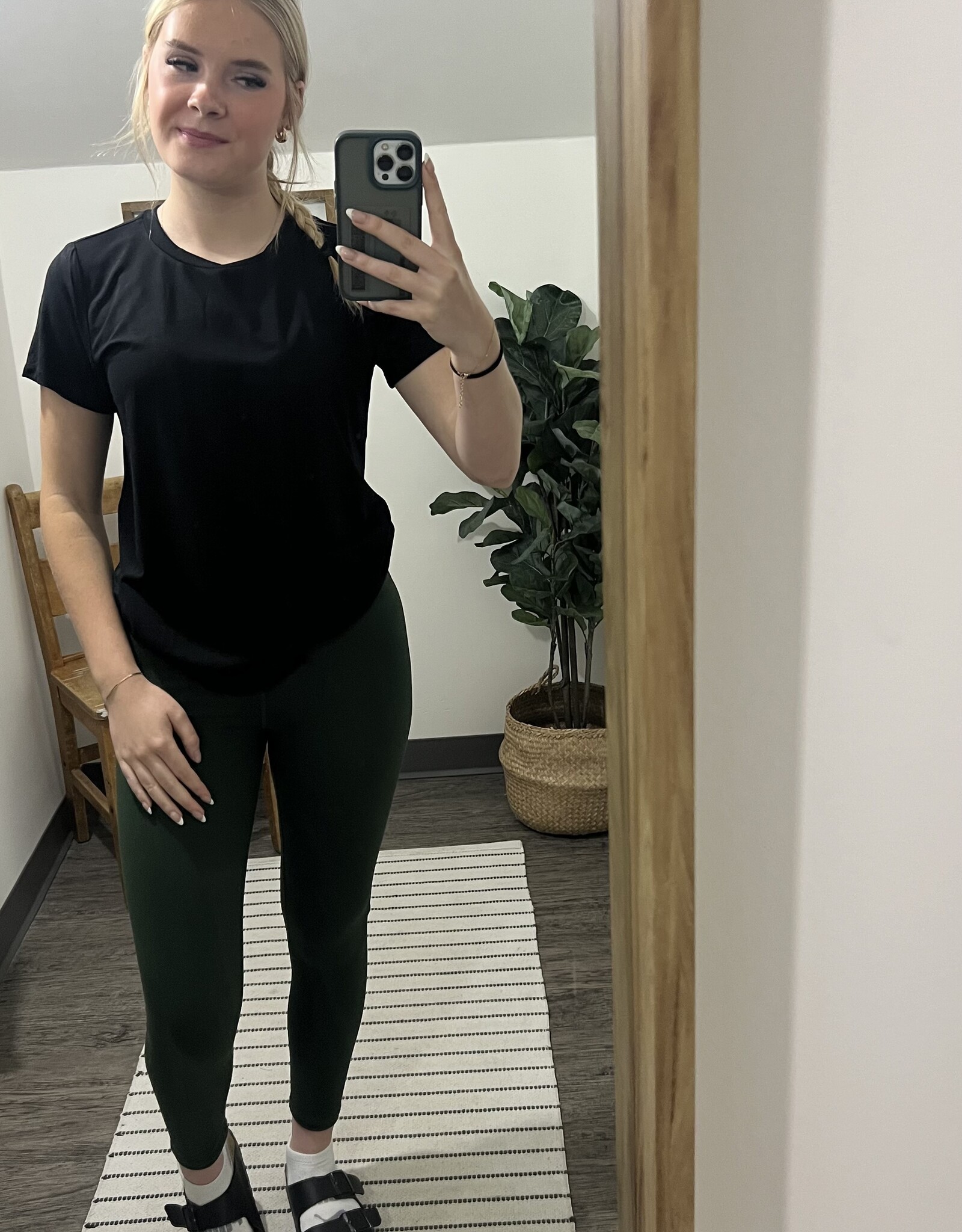 Mono B Venice Crossover Waist Leggings