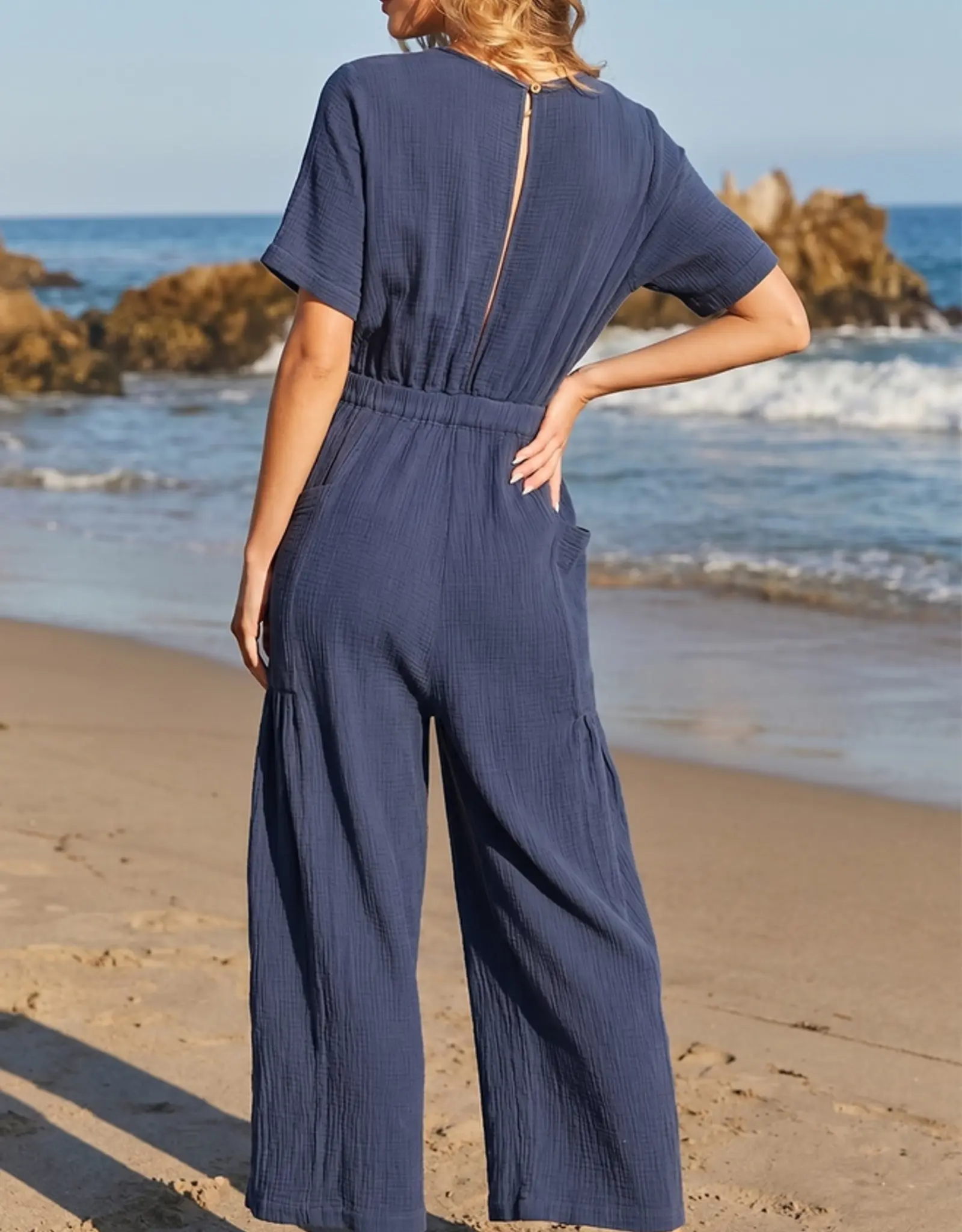 Sweet Lovely By Jen Wide Leg Jumpsuit