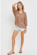 Sweet Lovely By Jen Lightweight Knit Sweater
