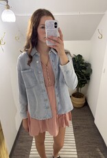 Sweet Lovely By Jen Ruffle Mini Dress