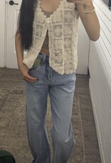 Sweet Lovely By Jen Crochet Lace Floral Tank