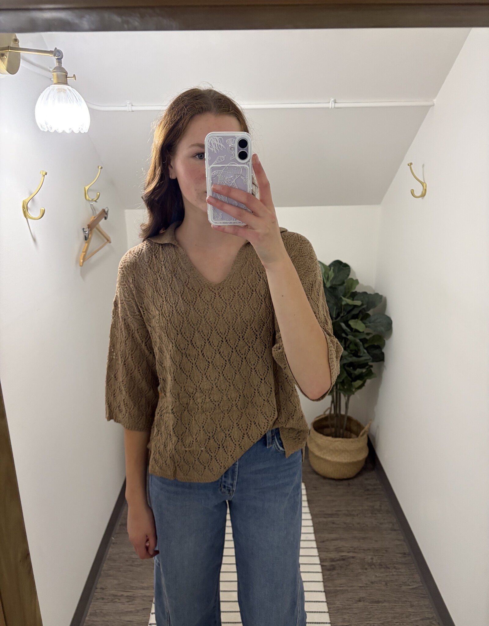 Sweet Lovely By Jen Lightweight Knit Sweater