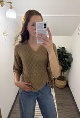 Sweet Lovely By Jen Lightweight Knit Sweater