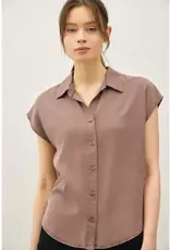Classic Cut Button Up Tencel Shirt
