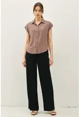 Classic Cut Button Up Tencel Shirt