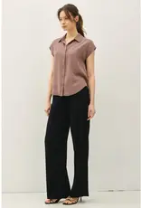 Classic Cut Button Up Tencel Shirt