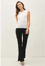 Classic Cut Ribbed Sweater Tank