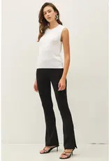 Classic Cut Ribbed Sweater Tank