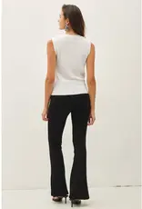Classic Cut Ribbed Sweater Tank