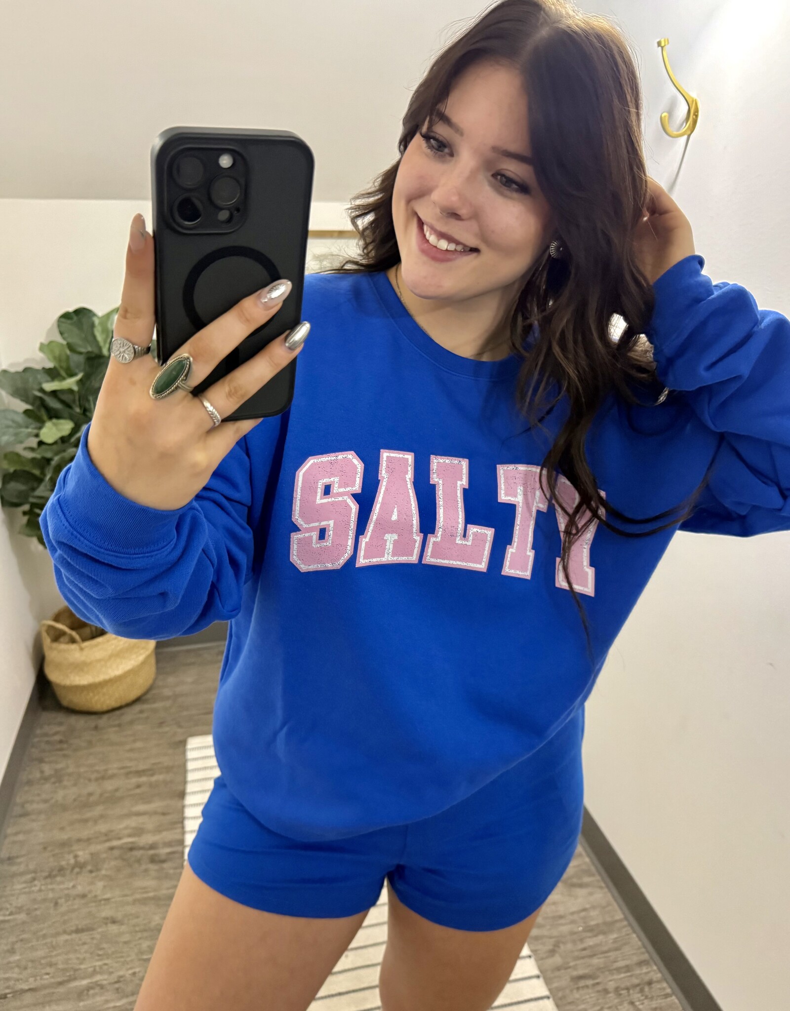 Blonde Ambition Salty Cozy Crew Neck Sweater