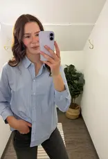Pin Stripe Boxy Fit Shirt