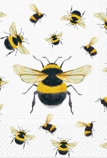 Luncheon Napkin, Dancing Bees