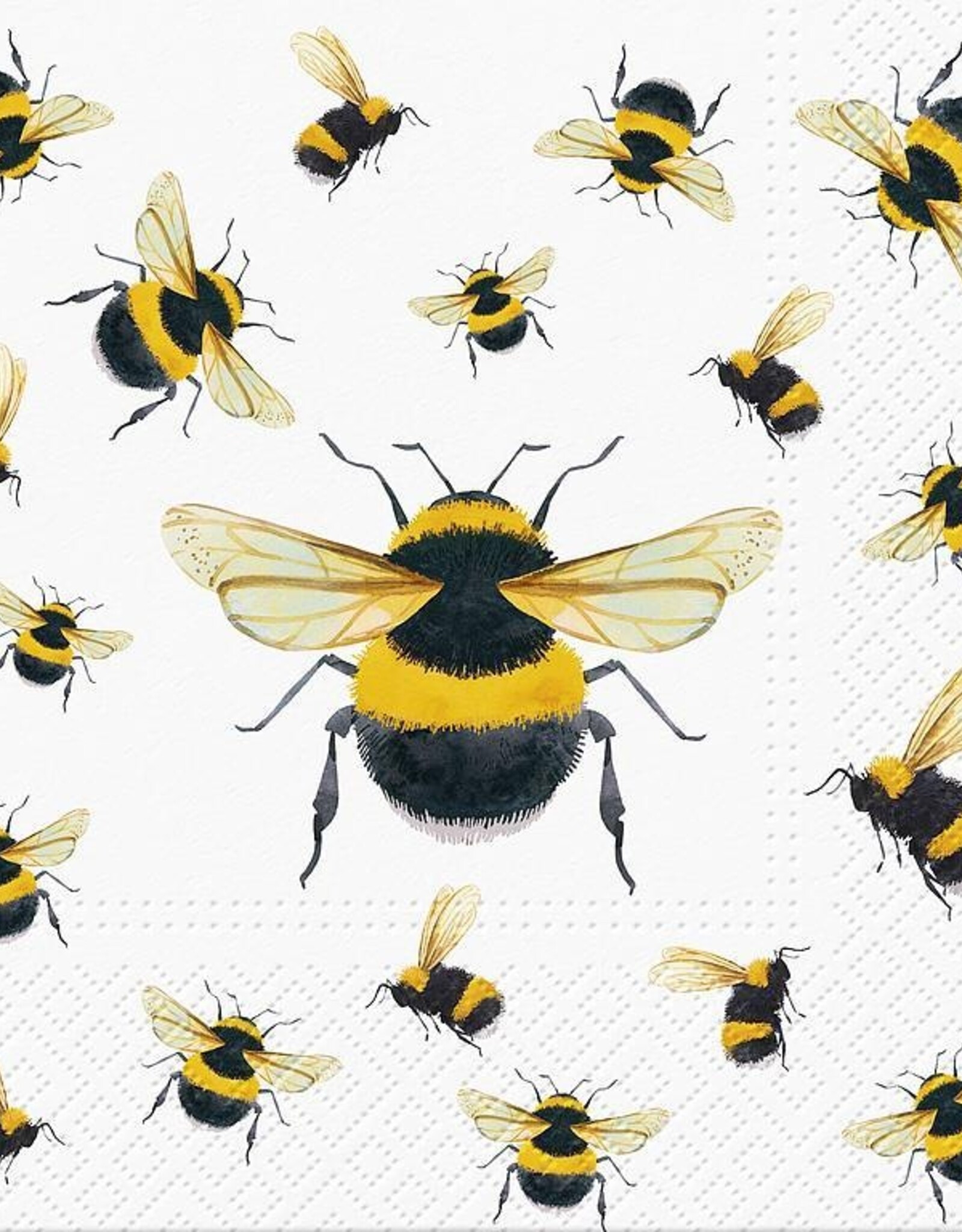 Luncheon Napkin, Dancing Bees