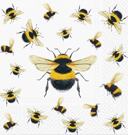 Luncheon Napkin, Dancing Bees