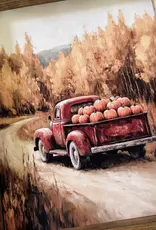 Ashwood Designs Fall Truck Print, 9x11
