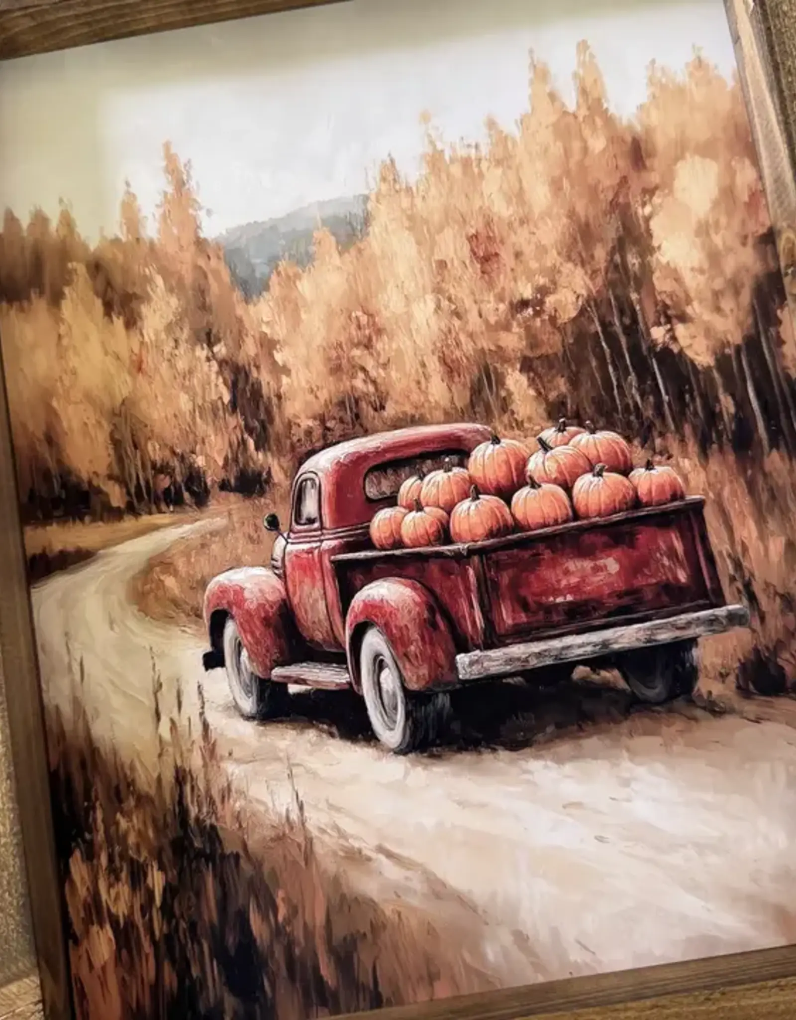 Ashwood Designs Fall Truck Print, 9x11