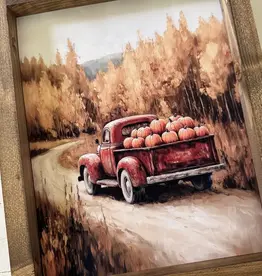 Ashwood Designs Fall Truck Print, 9x11