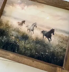 Ashwood Designs Summer Horses Print, 9x11