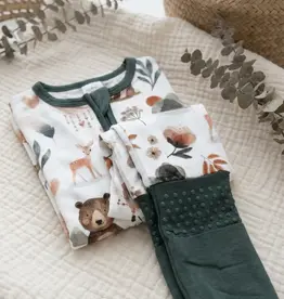 Itsy Bitsy Boutique Woodland Bamboo Baby Romper