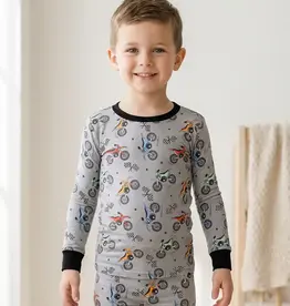 Itsy Bitsy Boutique Rebel Rider Bamboo Baby Romper
