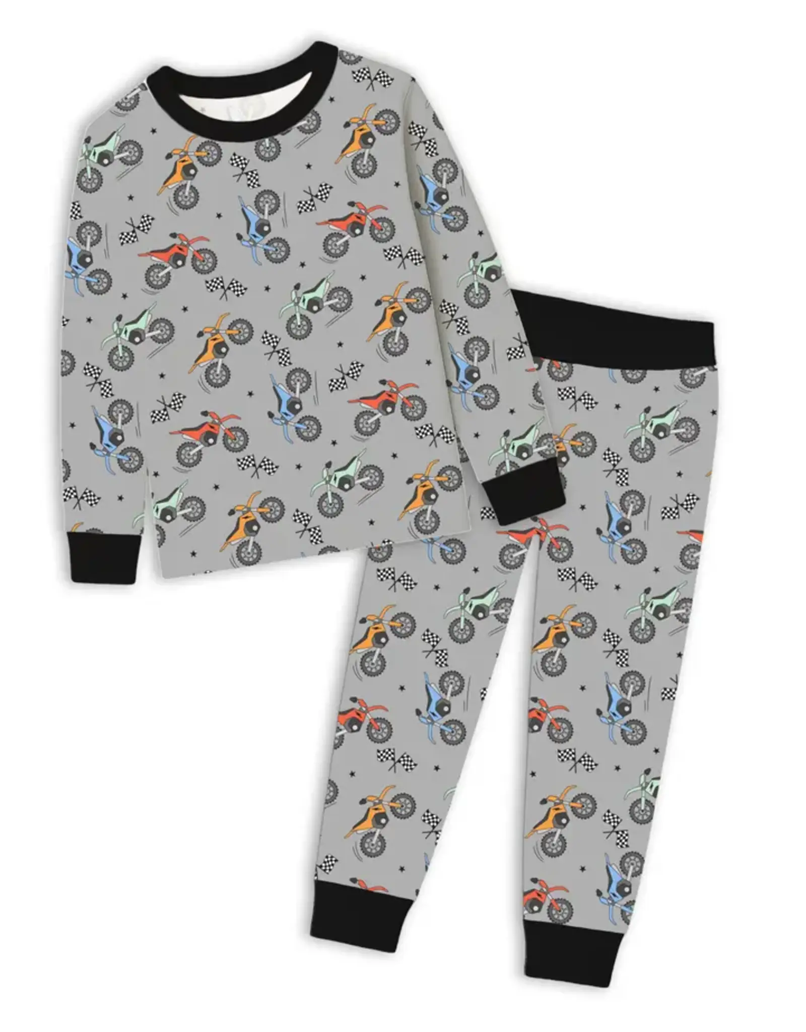 Itsy Bitsy Boutique Rebel Rider Bamboo Baby Romper