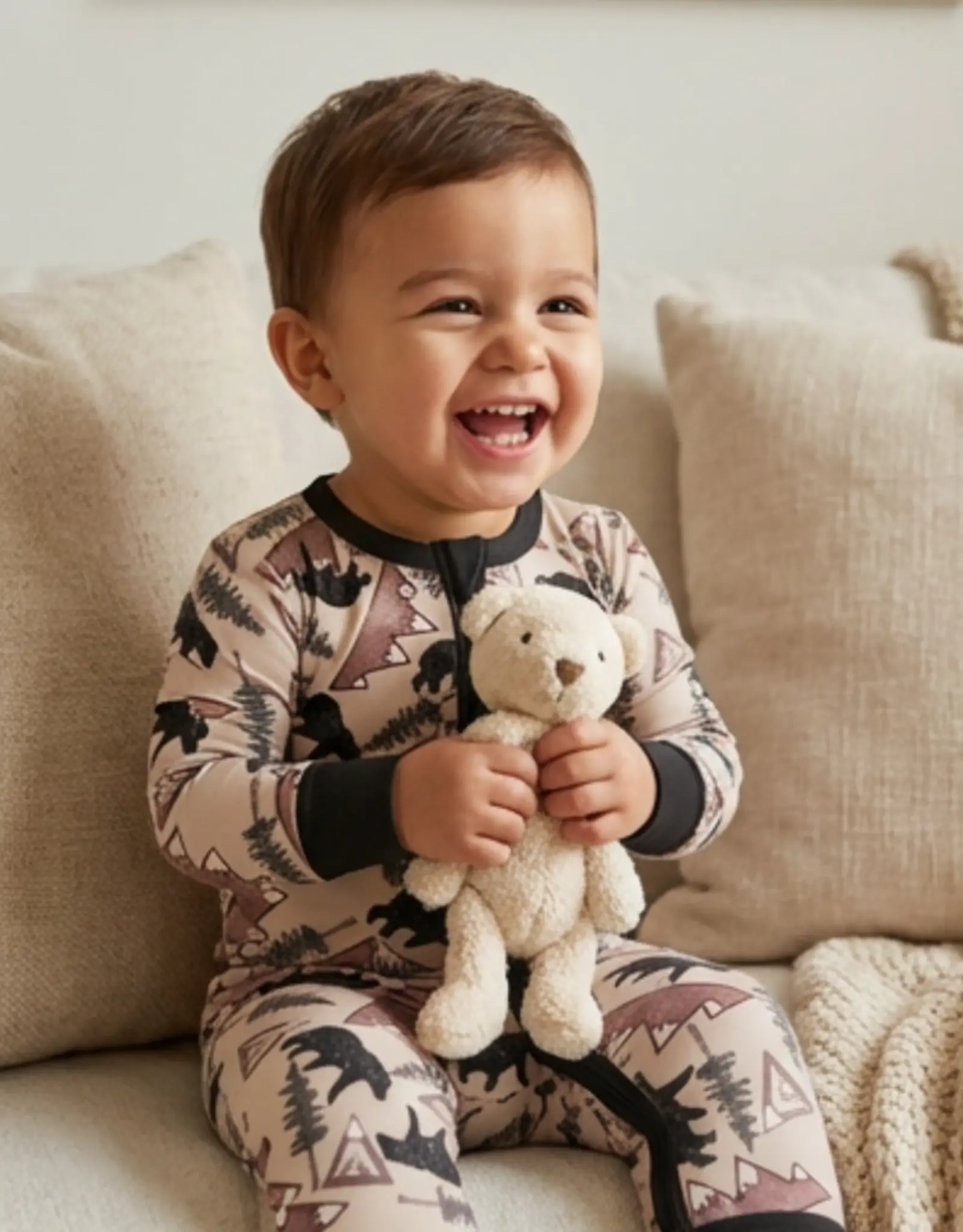 Itsy Bitsy Boutique Rocky Ridge Bamboo Baby Romper