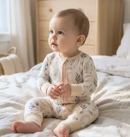 Itsy Bitsy Boutique Moonlit Meadow Bamboo Baby Romper