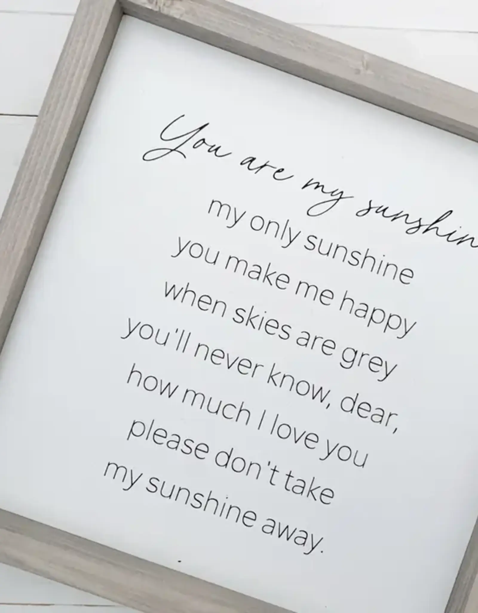 Ashwood Designs You Are My Sunshine, 17x17