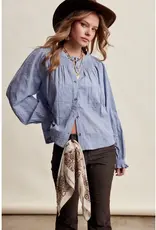 Listicle Floral Embroidered Blouse